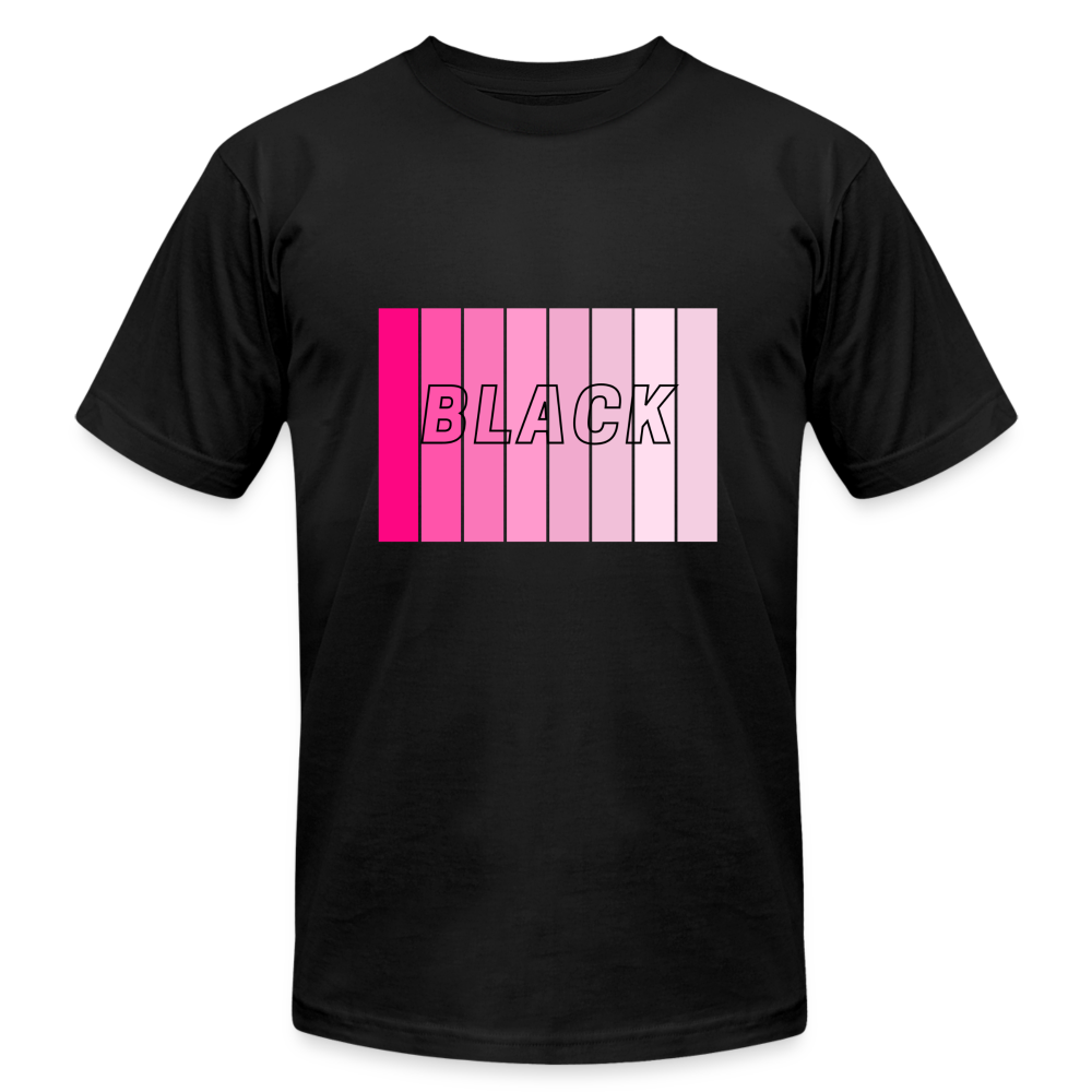 Gradient Stencil  Blackpink TShirt - black