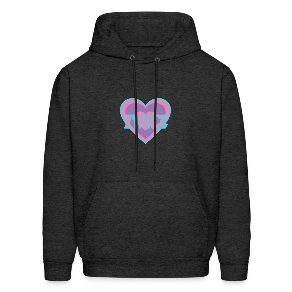 Twice Unisex Hoodie - charcoal grey