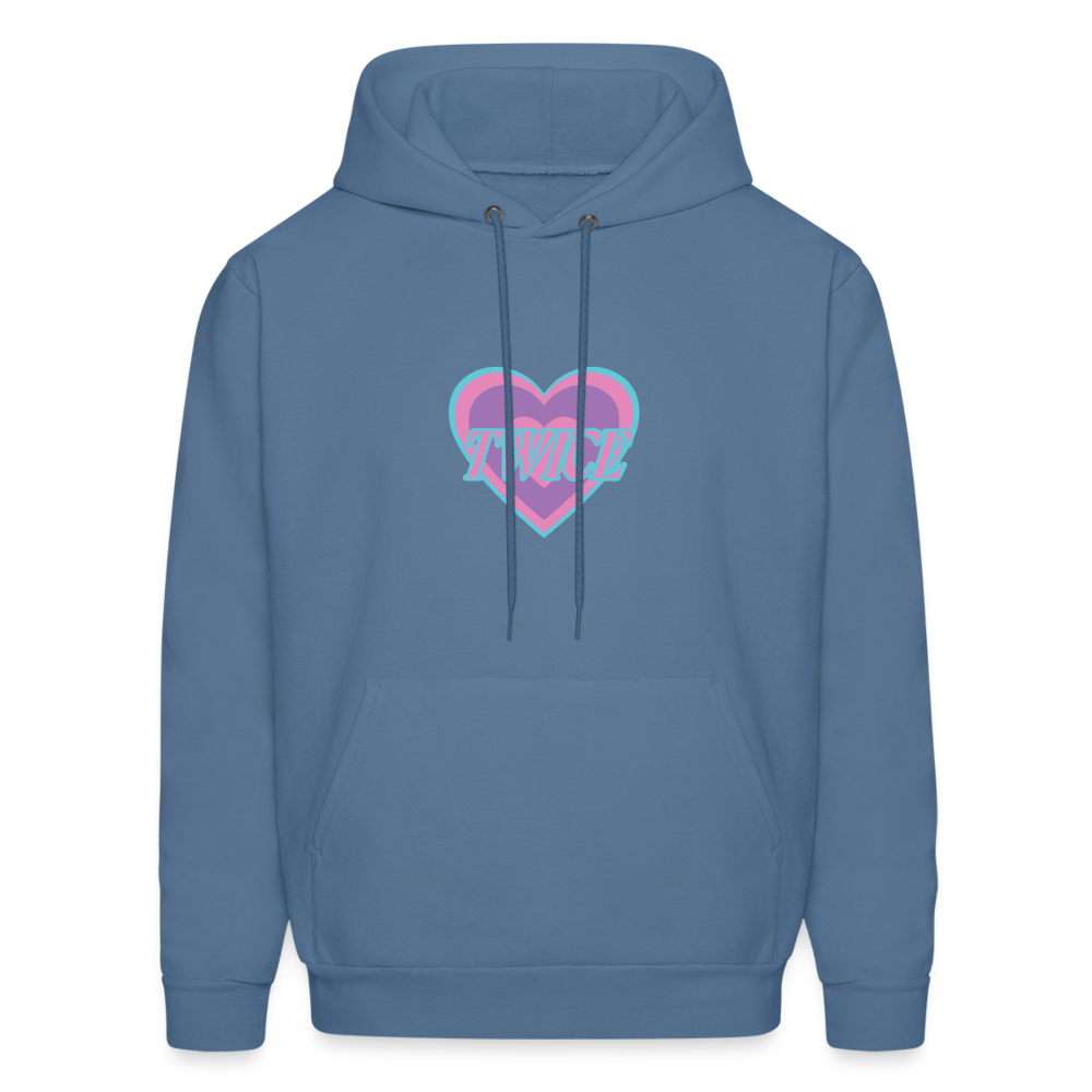 Twice Unisex Hoodie - denim blue