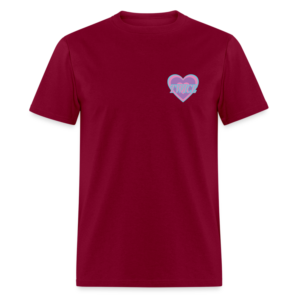 Twice Unisex Classic T-Shirt - burgundy