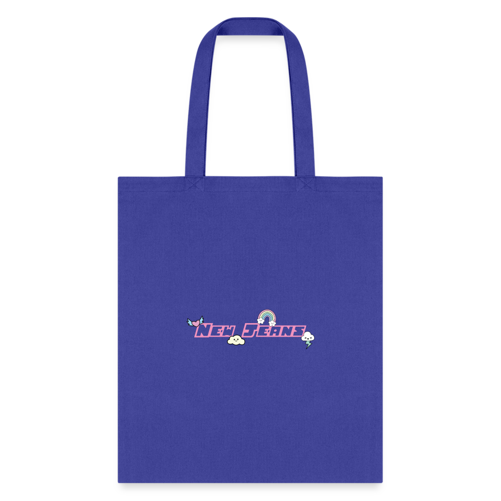 New Jeans Kpop Tote Bag - royal blue