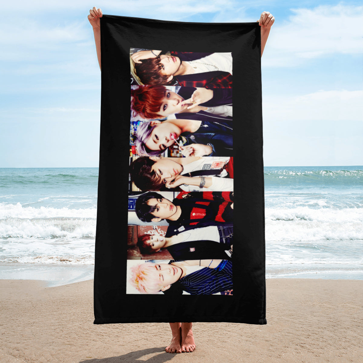 BTS Group Beach Towel