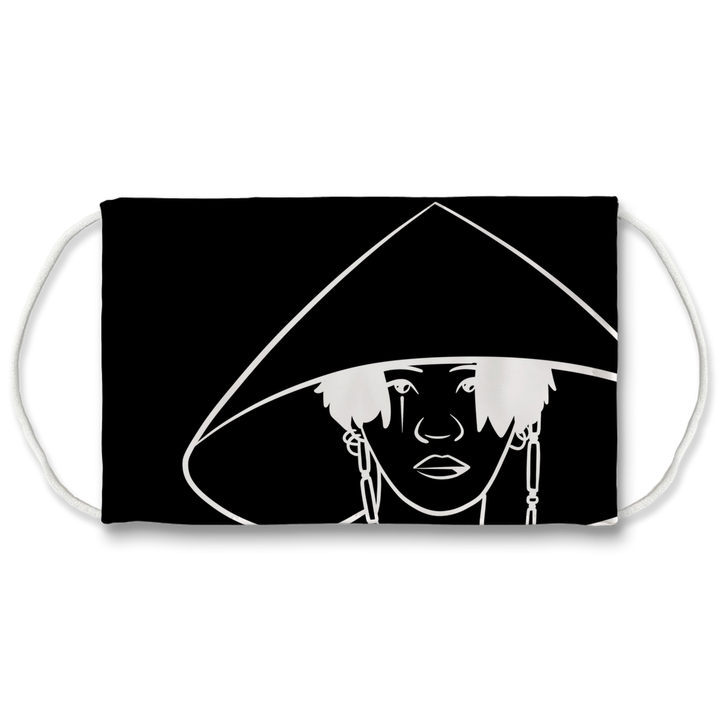 Daechwita Line Art Sublimation Face Mask + spare filters