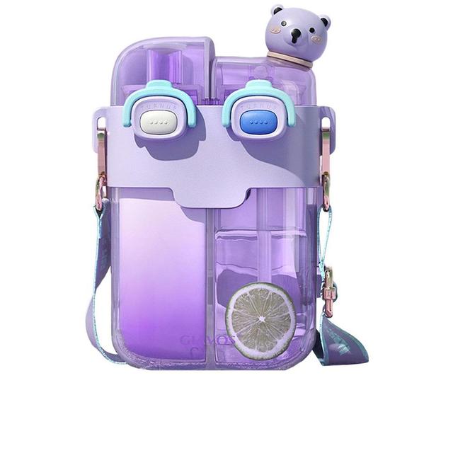 Kawaii Flat Water Bottles | Cute &amp; BPA-Free | Girls &amp; Kids