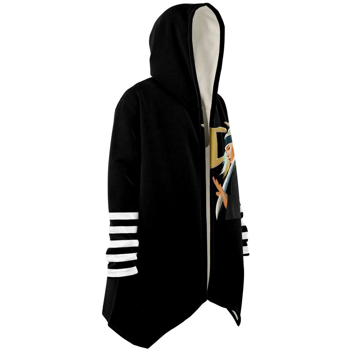 Daechwita Hooded Fleece Cloak