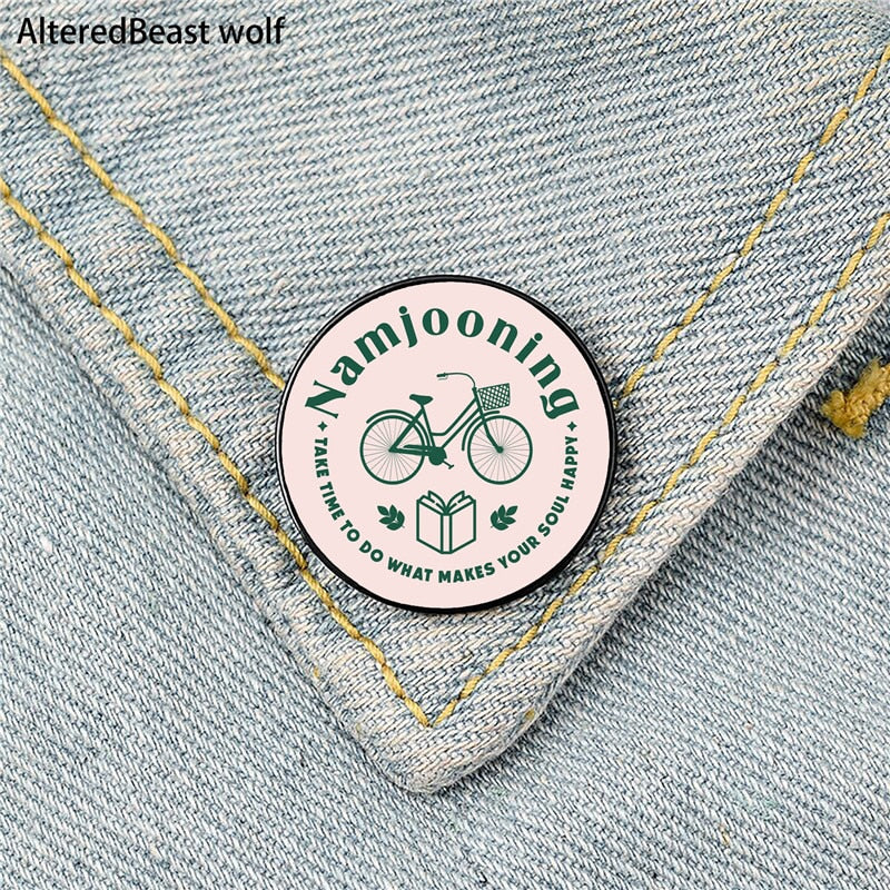 RM-inspired "Namjooning" Pin Badge
