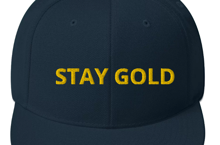 BTS Stay Gold Snapback Hat