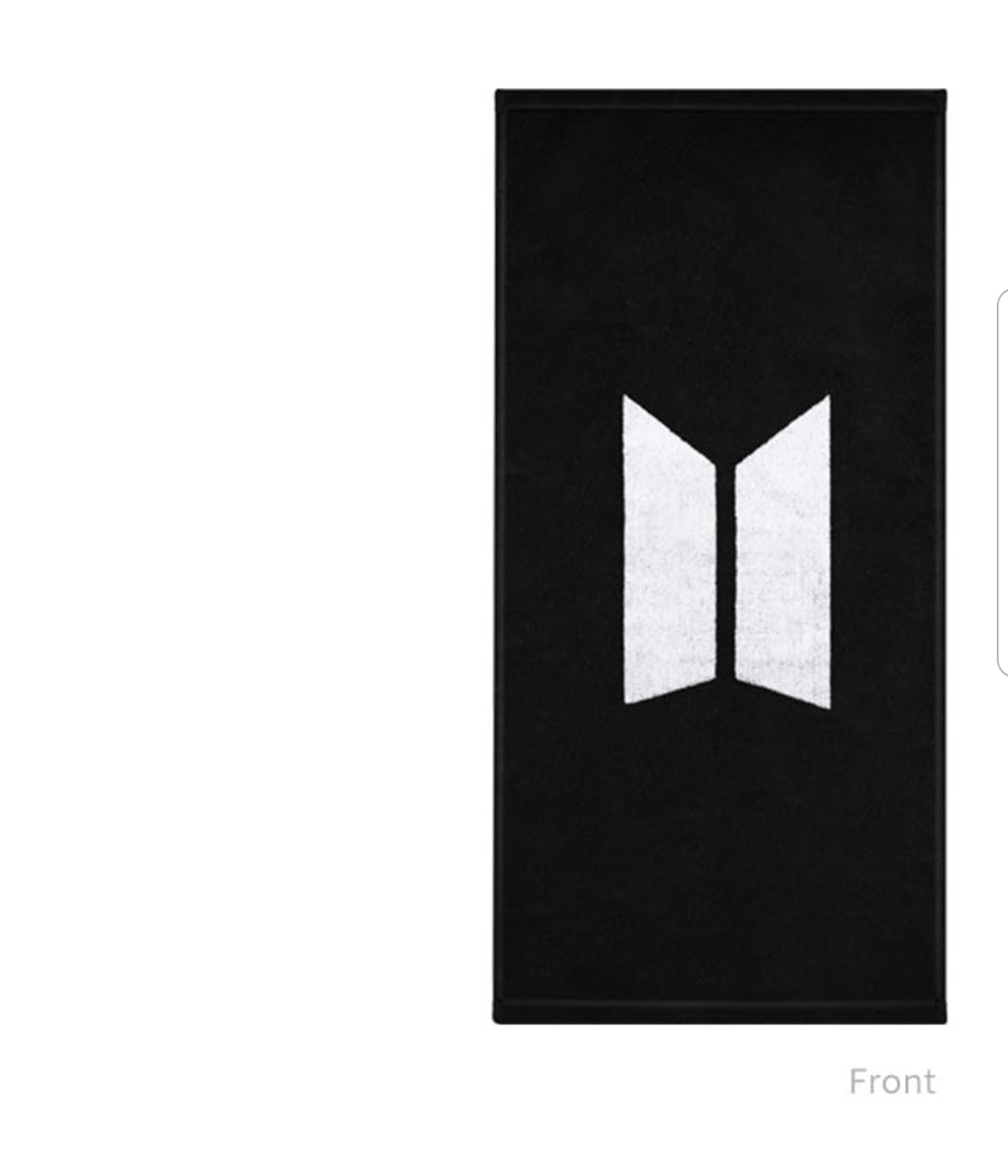 Official BTS logo towel + protective case