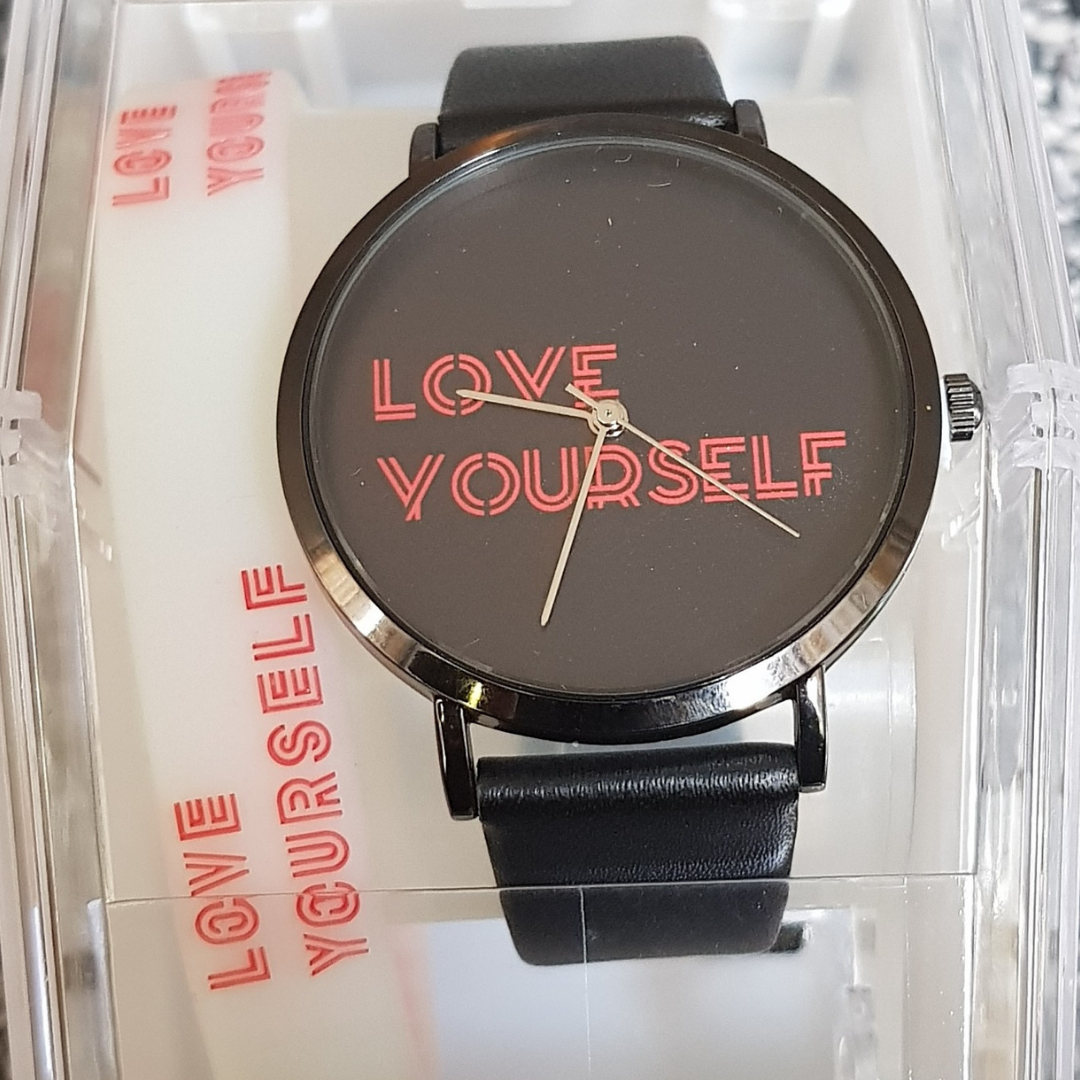 BTS Love Yourself Army Watch and Bracelet Black