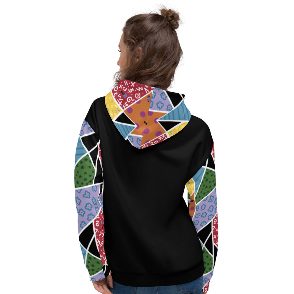 Life goes On Multicolor Unisex Hoodie
