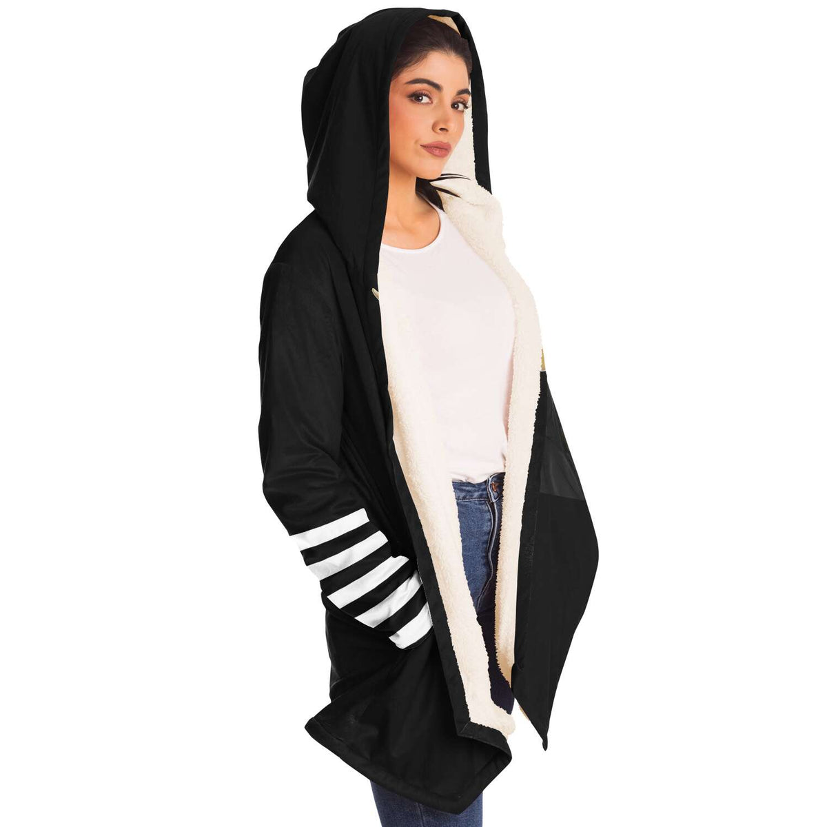 Daechwita Hooded Fleece Cloak