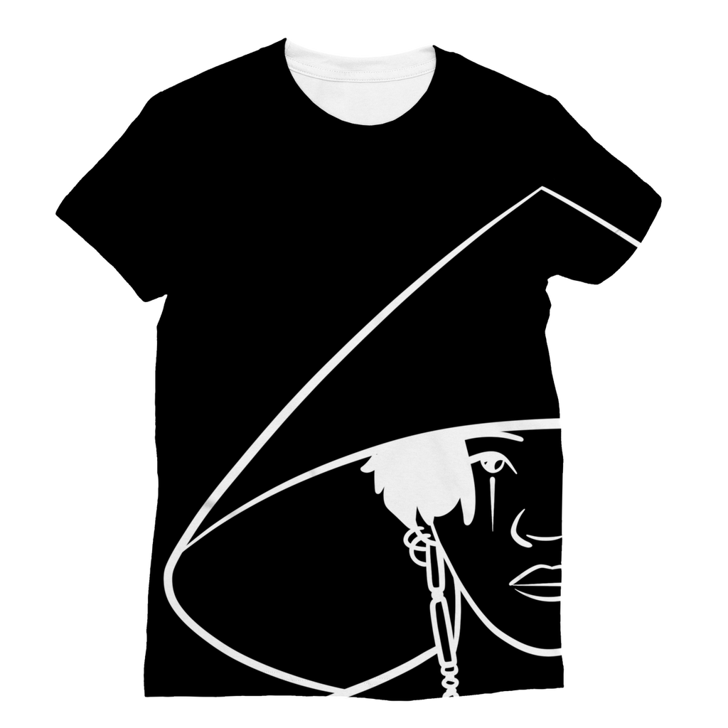 Line Art D Classic Sublimation Women's T-Shirt