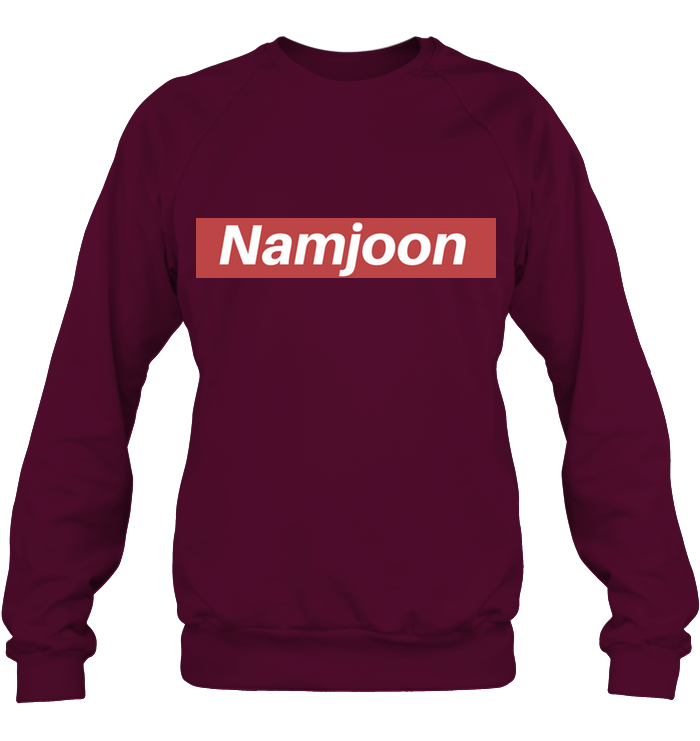 BTS Member &quot;Supreme&quot; Style Sweatshirt - Namjoon