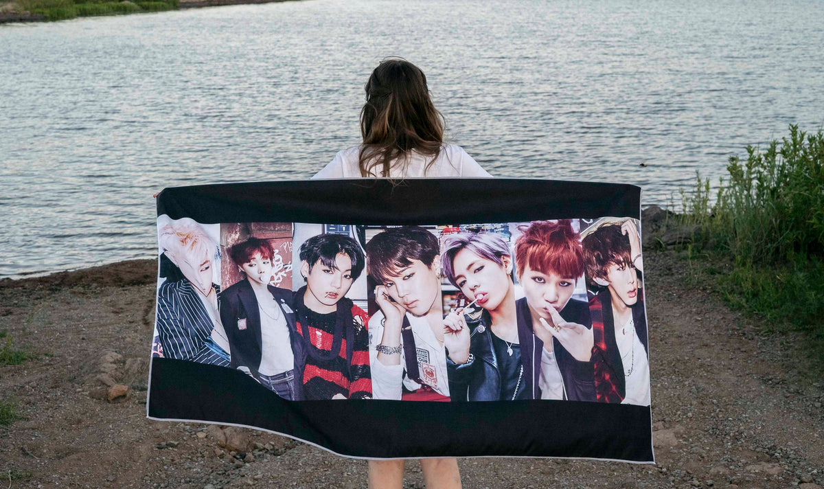 BTS Group Beach Towel