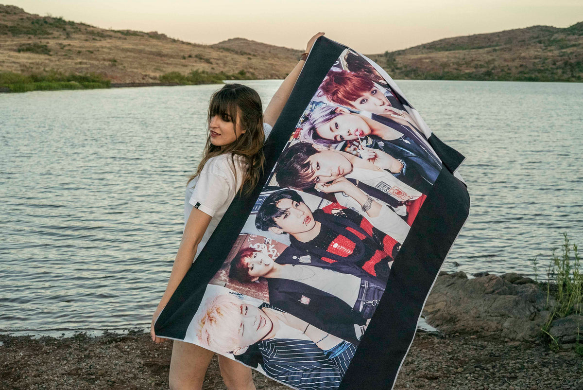 BTS Group Beach Towel