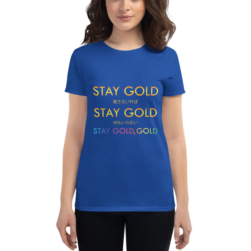 BTS Stay Gold Women&#39;s short sleeve t-shirt