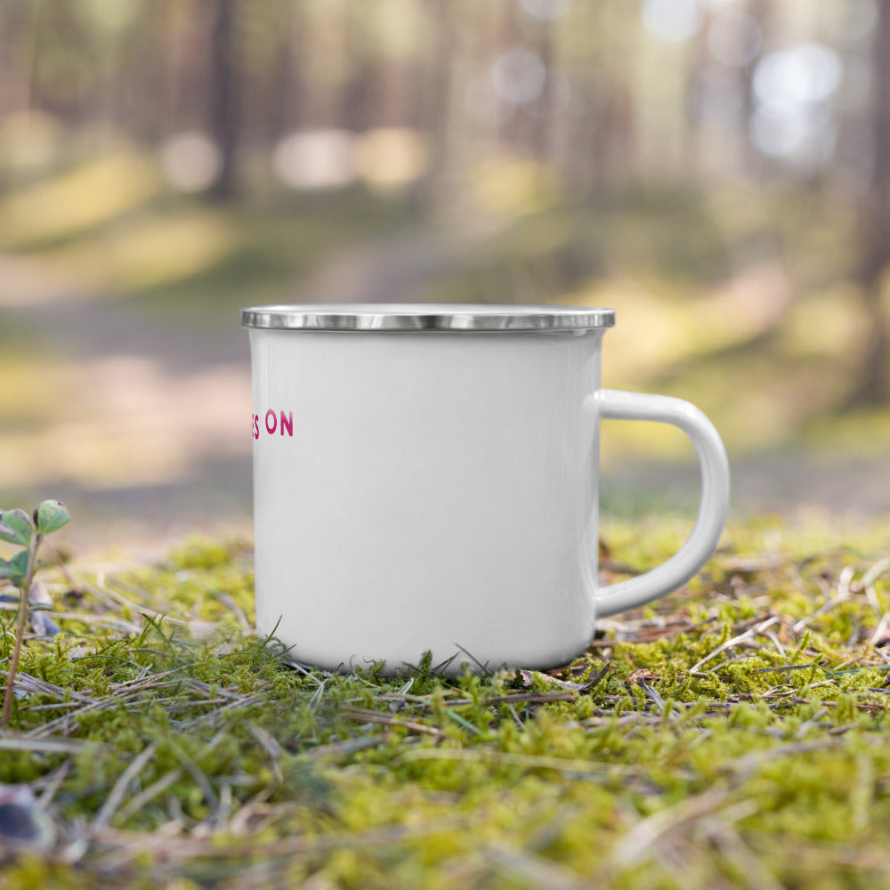 Life goes on Enamel Mug