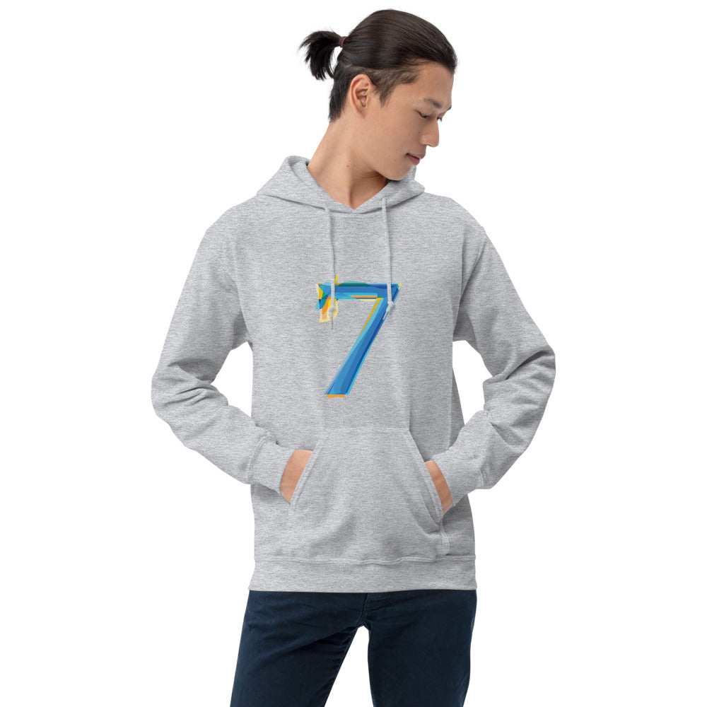 Just 7 Blue BTS Anniversary Unisex Hoodie