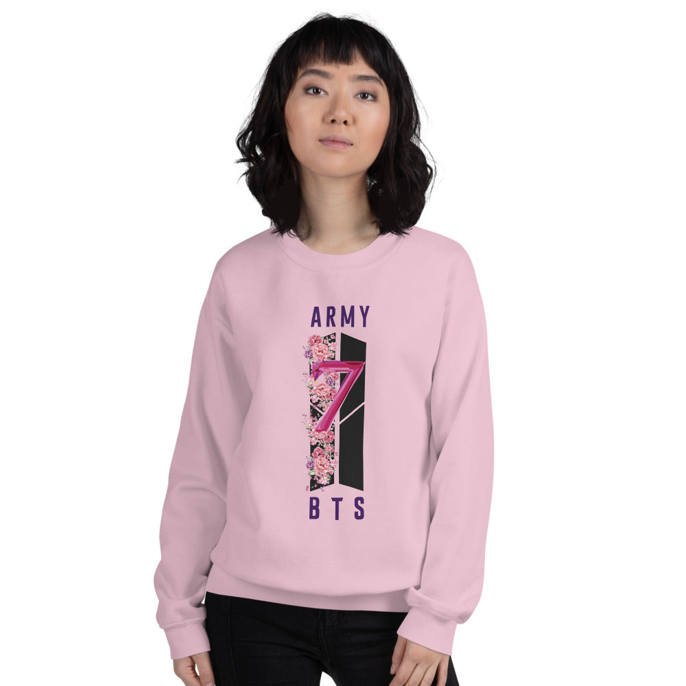 BTS Anniversary &quot;7&quot; Army Unisex Sweatshirt