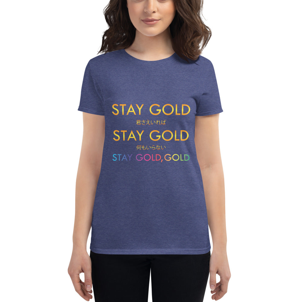 BTS Stay Gold Women&#39;s short sleeve t-shirt