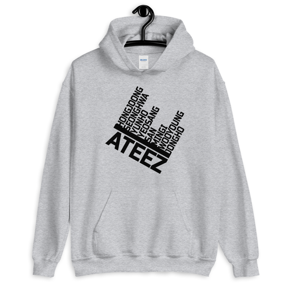 Ateez Member Unisex Hoodie - Hello South Korea