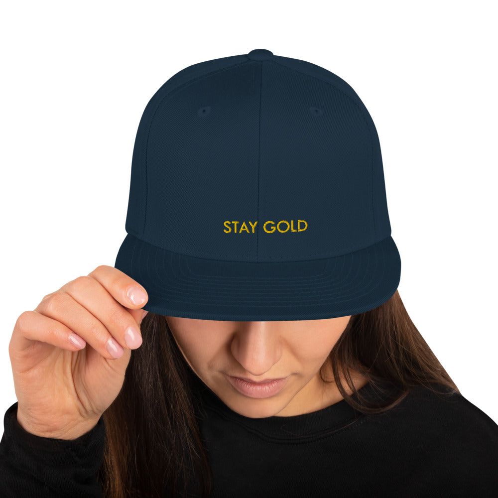 BTS Stay Gold Snapback Hat