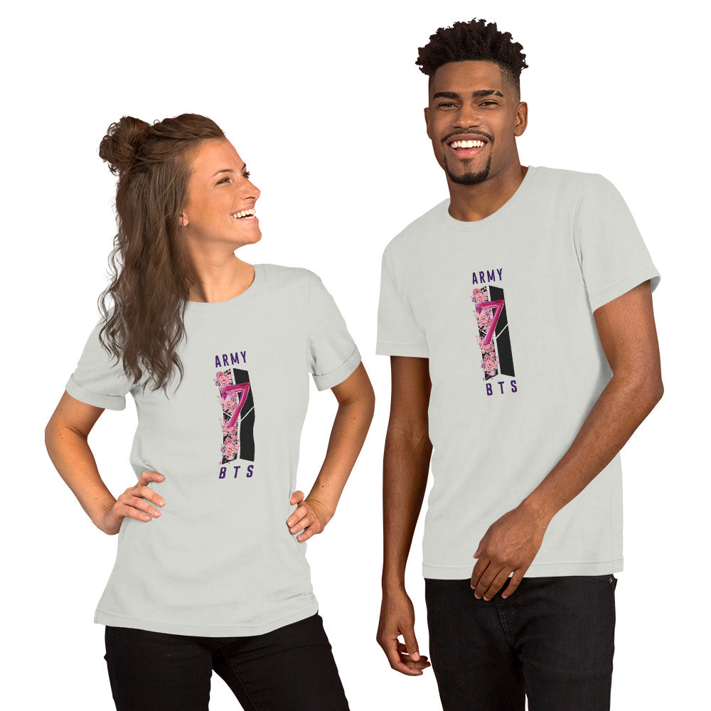 BTS Anniversary Army &quot;7&quot; Short-Sleeve Unisex T-Shirt