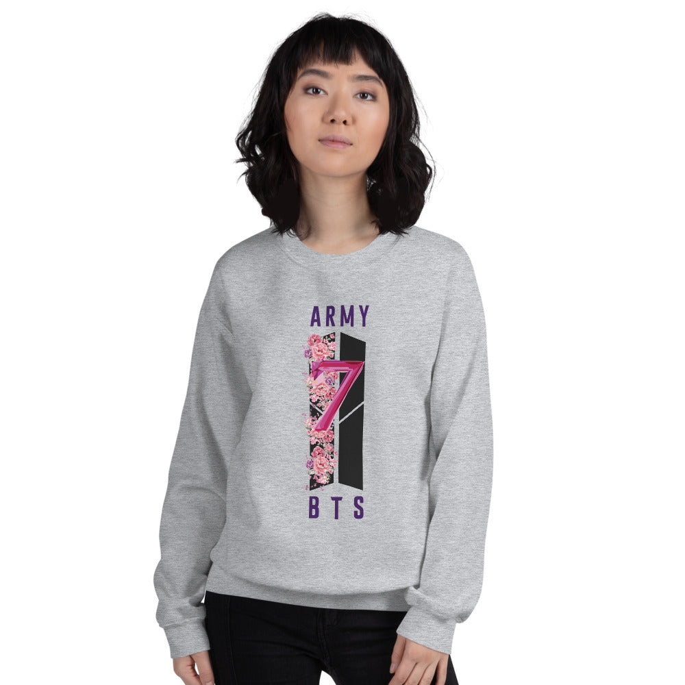 BTS Anniversary &quot;7&quot; Army Unisex Sweatshirt