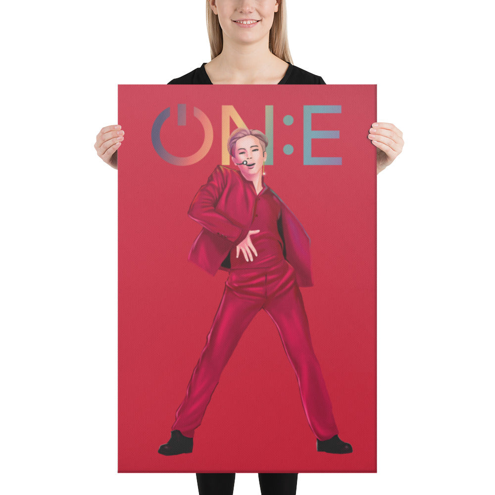 Jimin Filter One Performance Wall Canvas