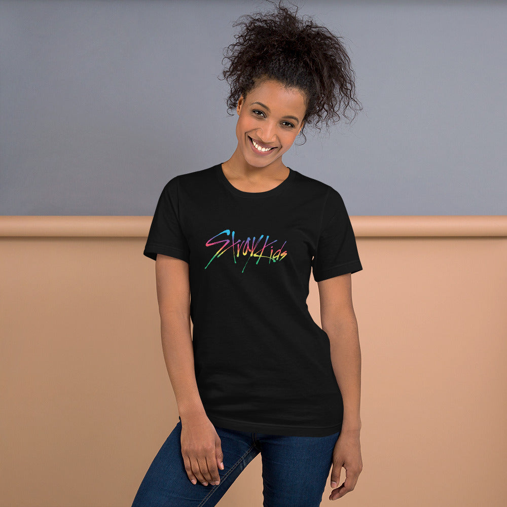 Straykids Rainbow Short-Sleeve Unisex T-Shirt