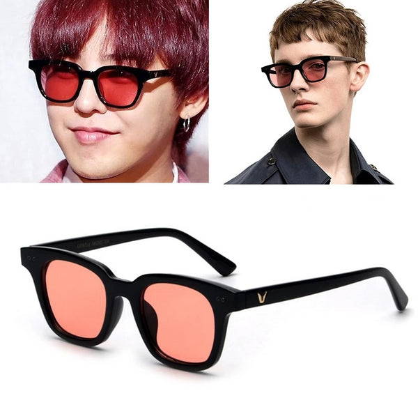 Korean Fashion Mirror Lens Oversized Square Sunglasses For Unisex P2222