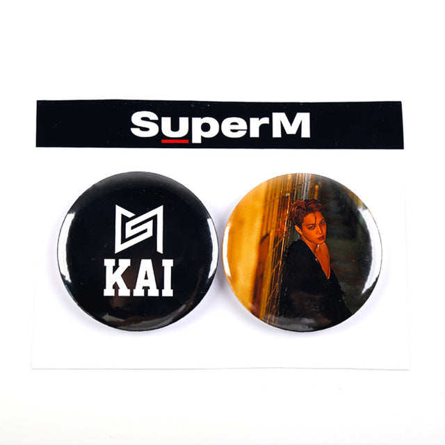 SuperM Mini Album Badges