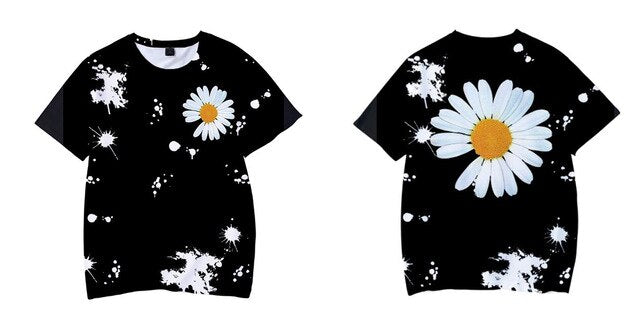 Unisex Daisy Grafitti T-shirt Bigbang style
