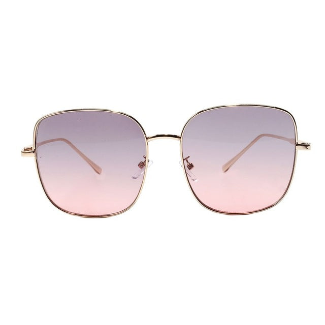 JHope sunglasses showcasing a soft gradient tint from pink to purple, ideal for trendy looks.