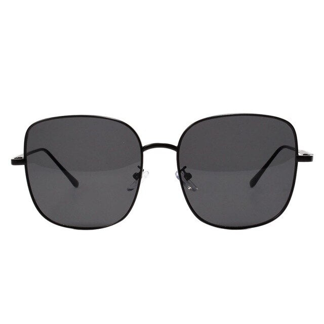 Black frame JHope sunglasses with dark lenses, great for protecting your eyes in style.