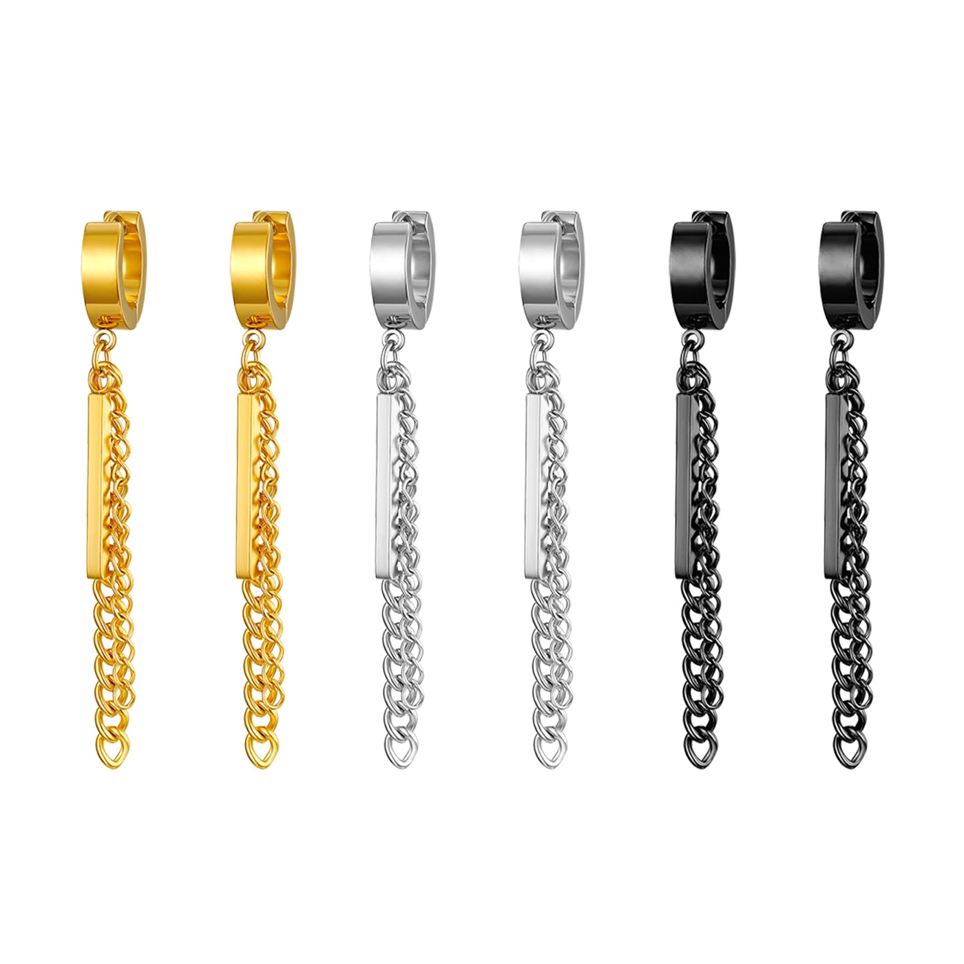 Staygold Jungkook-style dangling earrings - Hello South Korea