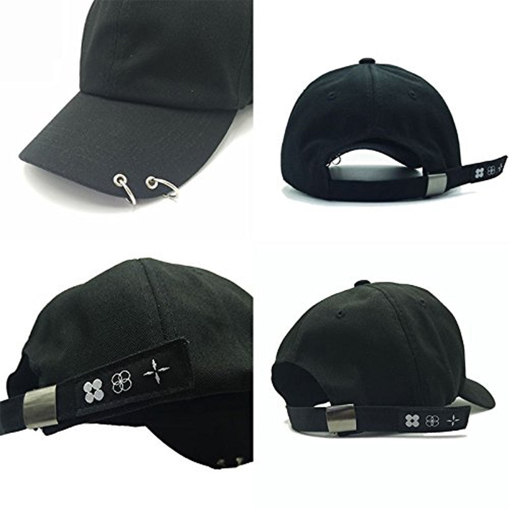 Kpop Baseball Hat With Rings Jimin-style - Hello South Korea