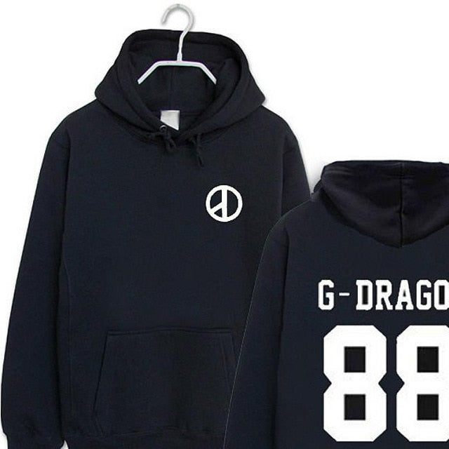 Black BIGBANG Member Bias Hoodie - Hello South Korea