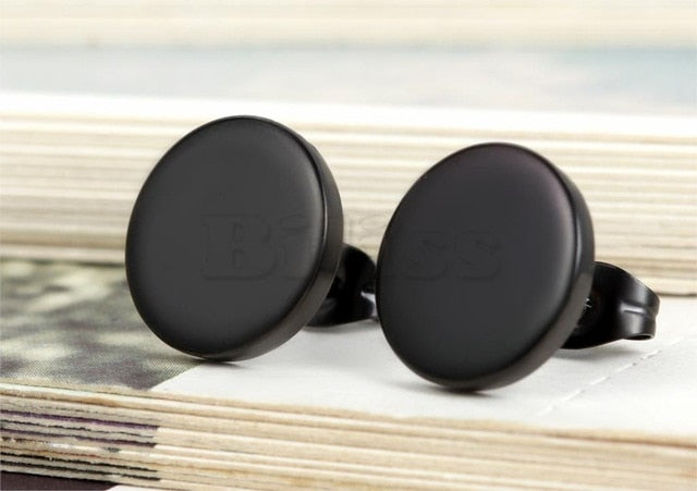 Round Stud Kpop Earrings