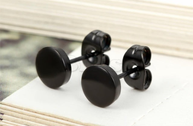 Round Stud Kpop Earrings