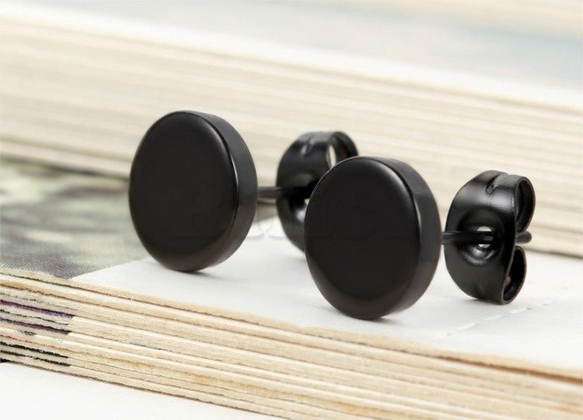 Round Stud Kpop Earrings