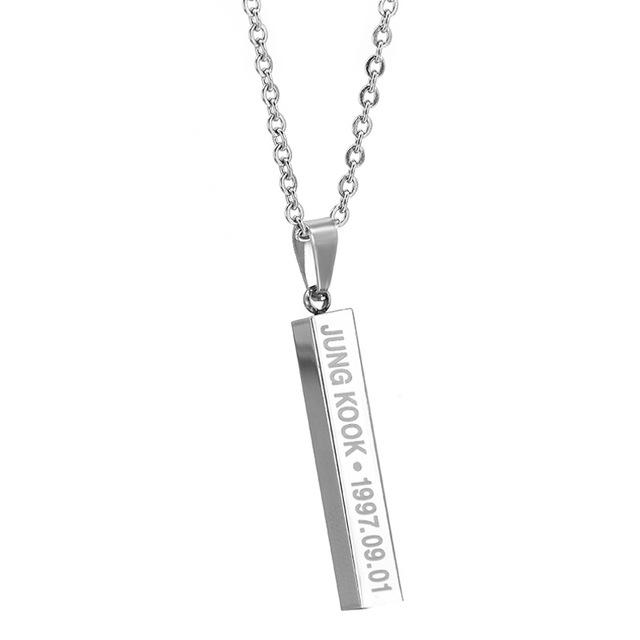 BTS Member Necklace - Hello South Korea