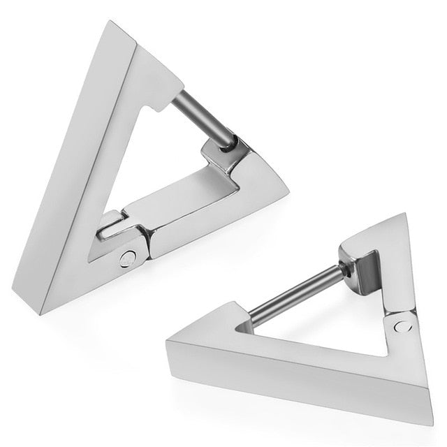 Triangle K-pop style earrings