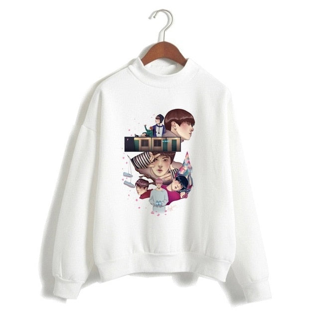 BTS Love Yourself Answer Multicolor Sweatshirt Hello South Korea