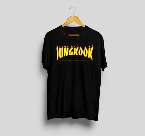 BTS Member Flame Tees