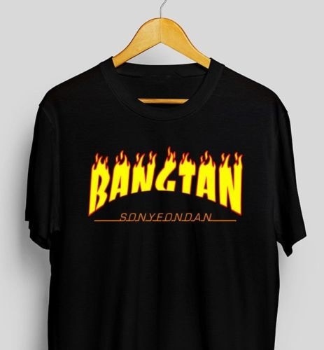 BTS Member Flame Tees