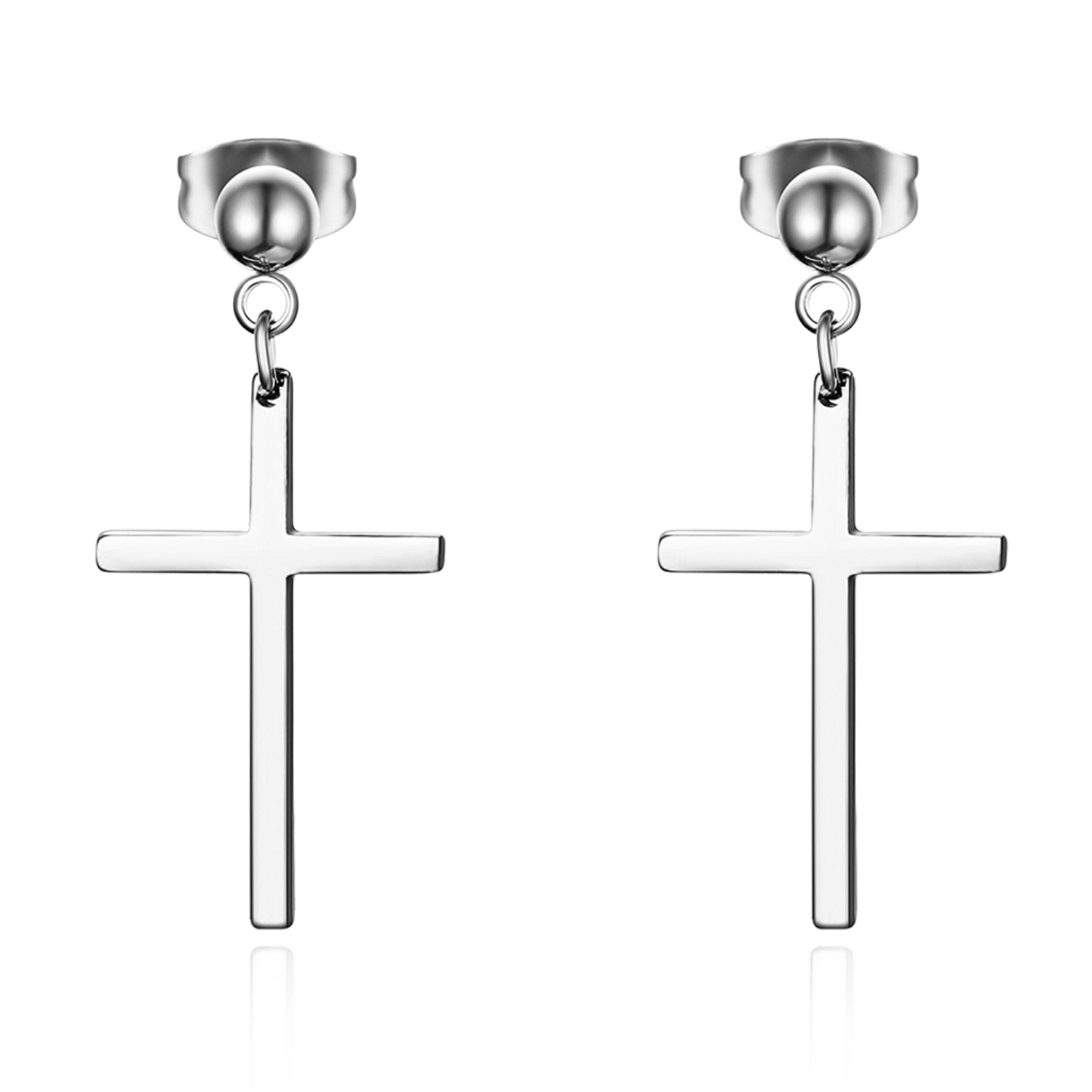 BTS V Taehyung Dangling Cross Earrings