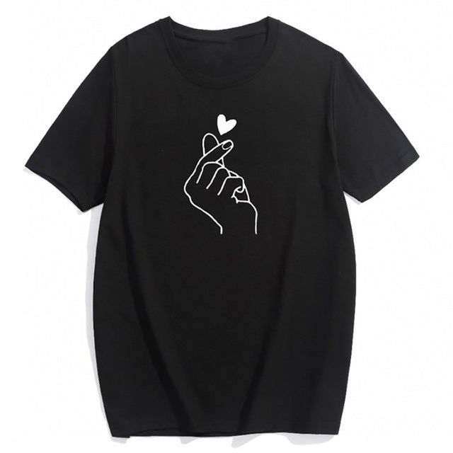 Ladies "Click" Heart tee