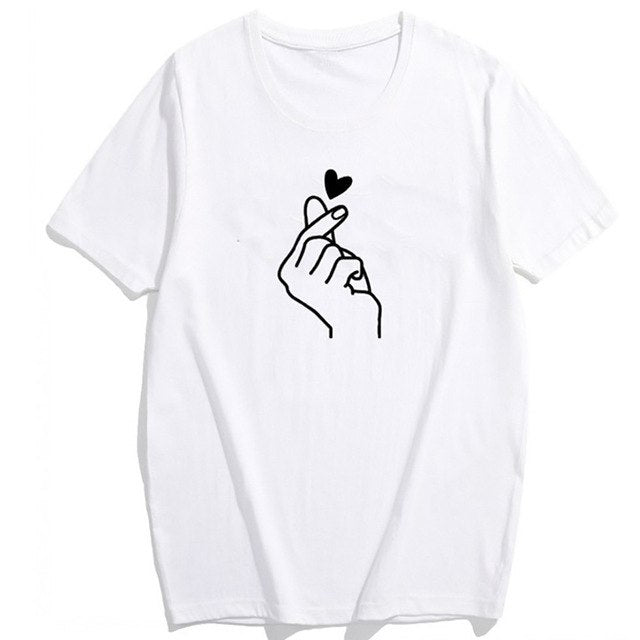 Ladies "Click" Heart tee