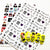 Monochromatic Army Kpop Nails Art Stickers